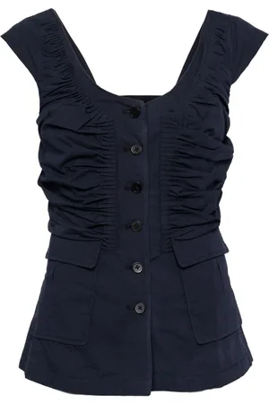 tout a coup Gathered button-down top