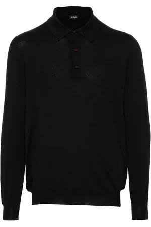 Kiton Fine-knit polo shirt