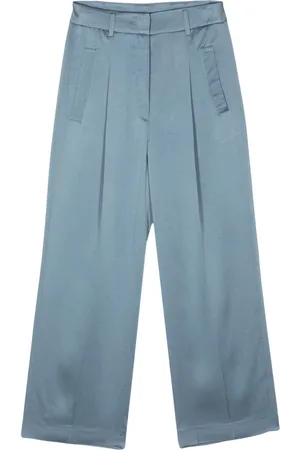 Luisa Cerano Pleat-detail trousers