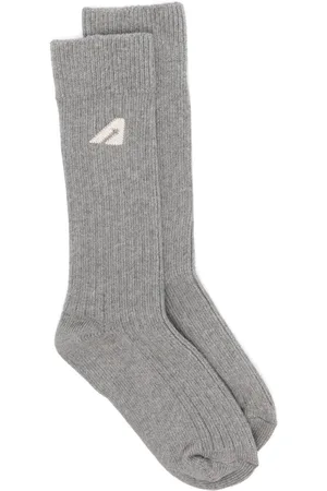Autry Logo-embroidered crew sockls