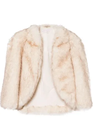 Saiid Kobeisy Cropped faux-fur jacket