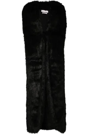 Saiid Kobeisy Faux-fur maxi coat