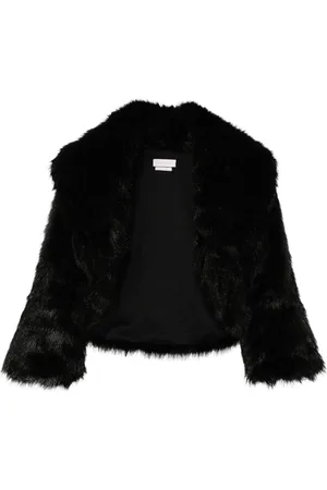 Saiid Kobeisy Cropped faux-fur jacket