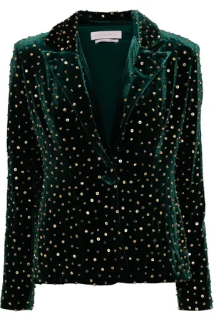 Saiid Kobeisy Beaded velvet jacket