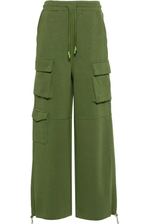 Patrizia Pepe Drawstring-waist cargo track pants