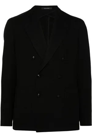 TAGLIATORE Virgin-wool double-breasted blazer