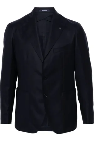 TAGLIATORE Brooch-detail single-breasted blazer