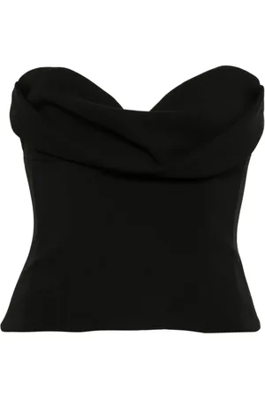 MAGDA BUTRYM Wool-blend corset top