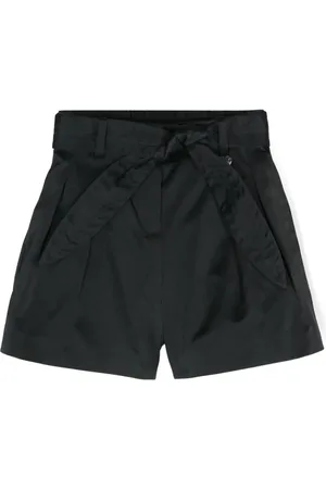 MONNALISA Pleat-detail satin shorts