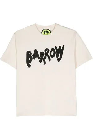 BARROW Smiley-print cotton T-shirt