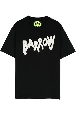 BARROW Smiley-print cotton T-shirt