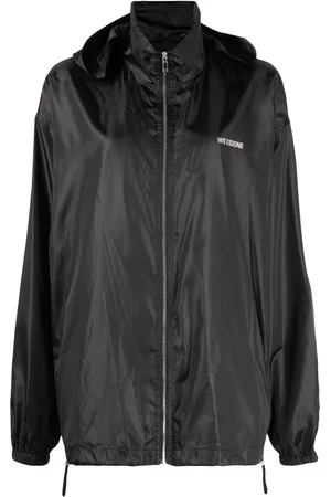 We11 Done Logo-print hooded jacket