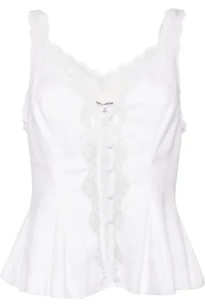 Reformation Josefina linen top