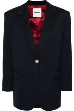 Sandro Notched-lapels single-breasted blazer