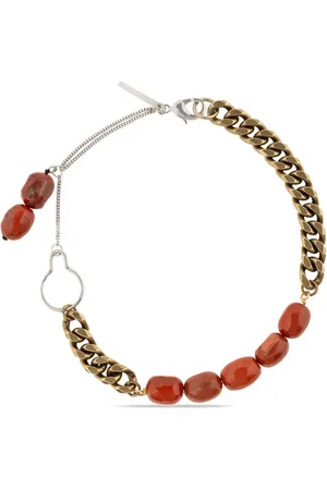 DRIES VAN NOTEN Colour-block multi-chain necklace