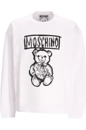 Moschino Logo-print cotton sweatshirt