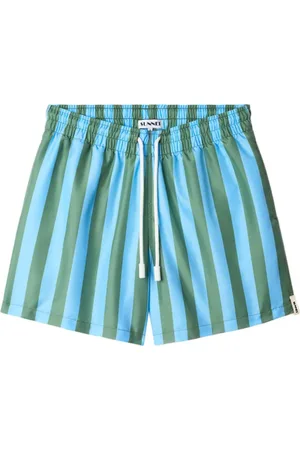 SUNNEI Striped swim shorts