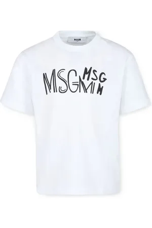 Msgm Logo-print cotton T-shirt