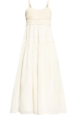 ULLA JOHNSON Panelled midi dress