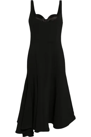 Viktor & Rolf Corset-style midi wool dress