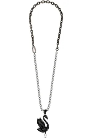 Swarovski Swan crystal-embellished choker
