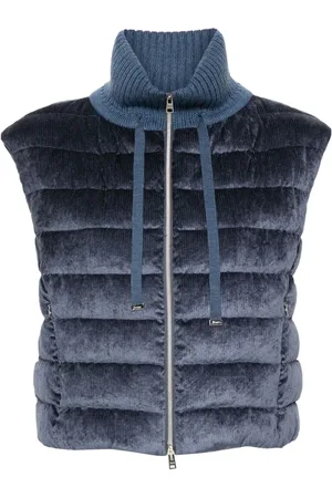 HERNO Resort quilted velvet gilet
