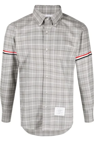 Thom Browne Tattersall-checked cotton shirt