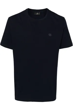 Etro Pegaso-embroidered cotton T-shirt