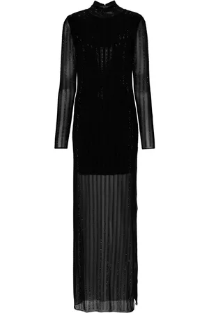 Patrizia Pepe Rhinestone-embellished maxi dress