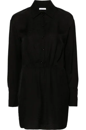 Patrizia Pepe Textured mini shirt dress