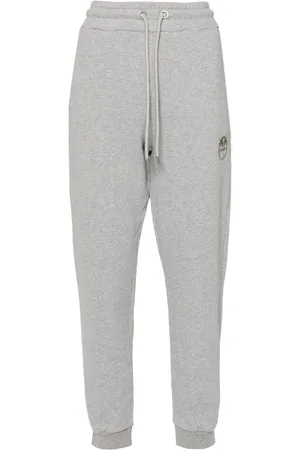 Pinko Logo-embroidered mélange track pants