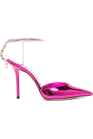 Jimmy Choo Saeda 100mm leather pumps