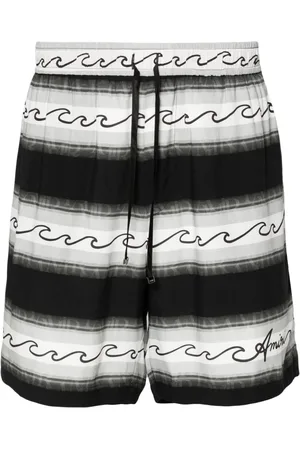 AMIRI Wave Baja striped shorts