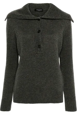 Fabiana Filippi Roll-neck mélange jumper