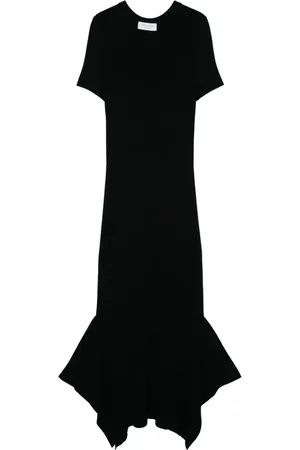 Marine Serre Short-sleeve knitted dress