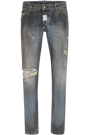 Philipp Plein Mid-rise slim-fit jeans