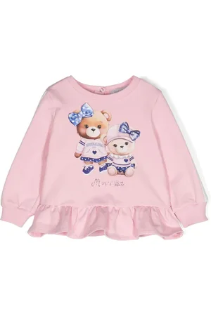 MONNALISA Teddy bear-print sweatshirt