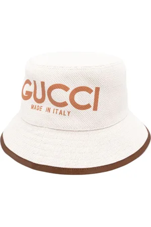 Gucci Logo-print cotton bucket hat