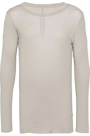 Rick Owens Rib LS long-line T-shirt