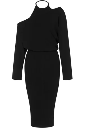 Moschino Asymmetric neck dress
