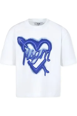 Msgm Logo-print cotton T-shirt