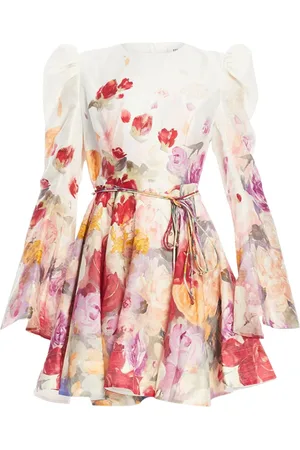 LEO LIN Jordyn floral-print mini dress