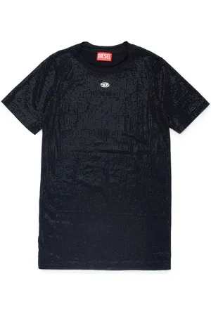Diesel Logo-plaque cotton dress