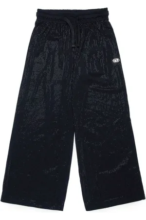 Diesel Rhinestoned wide-leg trousers