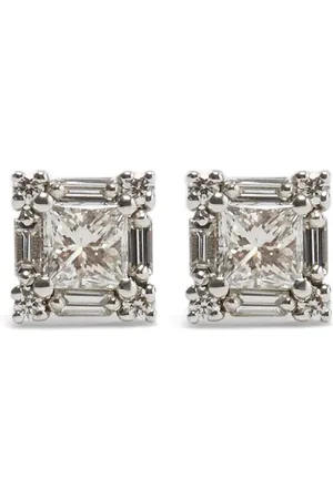 Suzanne Kalan 18kt gold diamond earrings