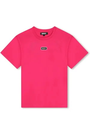 DKNY Logo-embroidered cotton T-shirt