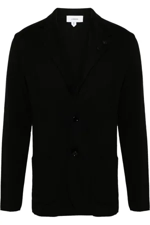 LARDINI Brooch-appliqué cardigan