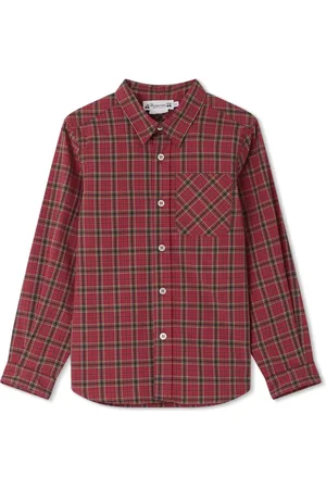 BONPOINT Tango checked cotton shirt