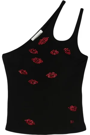 Sonia by Sonia Rykiel Lips-motif jersey tank top