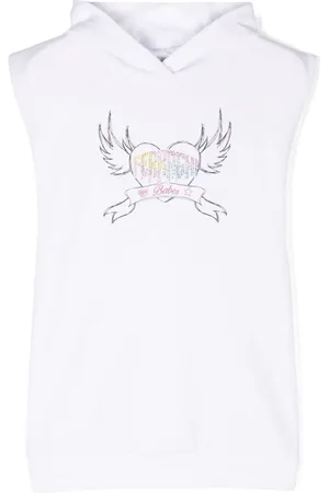 Chiara Ferragni Graphic-print hooded cotton dress